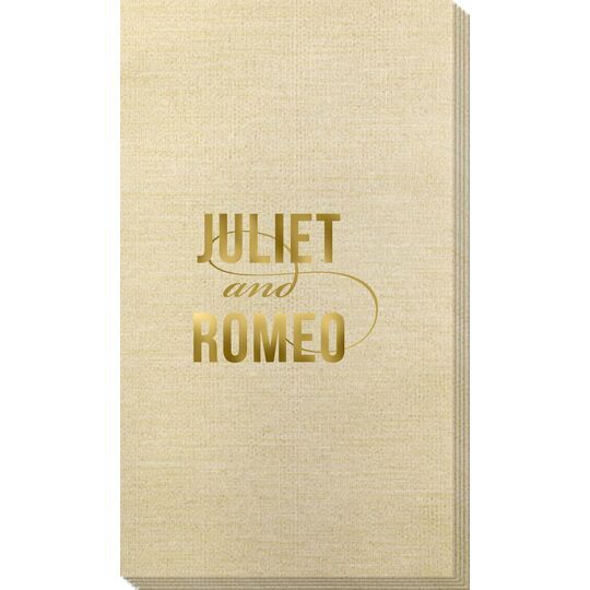 Modern Couple Bamboo Luxe Guest Towels